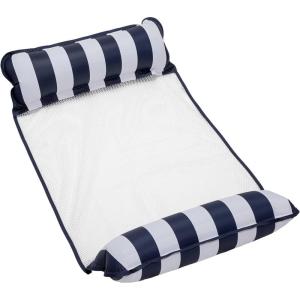 imageAqua 4in1 Monterey Hammock Pool Float ampamp Water Hammocks  234 Multipacks  Multiple ColorsStyles  for Adults and Kids FloatingBlue Navy  Hammock