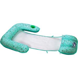 imageAqua Pool Chair Float Lounge for Adults  Multiple ColorsShapesStyles  for Adults and Kids FloatingGreen Mosaic