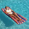 imageAqua 3in1 Fold ampamp Go Tanning Pool Float Mat and Tanning Pool Lounger  Padded Mat for Land or Water with Carry Strap  Multiple ColorsFold N Go Deluxe Float BlueOrange