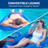 imageAqua Campania Ultimate 2in1 Pool Float Lounge  Extra Large  Inflatable Pool Floats for Adults with Adjustable Backrest ampamp Cupholder Caddy  Multiple ColorsStylesAqua Royal Campania 2in1 Recliner