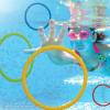 imageAqua Classic Dive Rings 6 Pack Pool Toys for Kids Toddlers Teens Pool Game EZ Grab Large Diameter Swim Diving Rings Red AQT4953