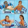 imageAqua Original 4in1 Monterey Hammock Pool Float ampamp Water Hammock  MultiPurpose Inflatable Pool Floats for Adults  Patented Thick NonStick PVC MaterialNavy XL Hammock
