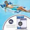 imageAqua Original 4in1 Monterey Hammock Pool Float ampamp Water Hammock  MultiPurpose Inflatable Pool Floats for Adults  Patented Thick NonStick PVC MaterialNavy XL Hammock