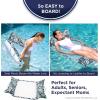imageAqua Original 4in1 Monterey Hammock Pool Float ampamp Water Hammock  MultiPurpose Inflatable Pool Floats for Adults  Patented Thick NonStick PVC MaterialResort Hammock Antigua Blue