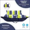 imageAqua Original 4in1 Monterey Hammock Pool Float ampamp Water Hammock  MultiPurpose Inflatable Pool Floats for Adults  Patented Thick NonStick PVC MaterialResort Hammock Navy  Green