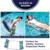 imageAqua Original 4in1 Monterey Hammock Pool Float ampamp Water Hammock  MultiPurpose Inflatable Pool Floats for Adults  Patented Thick NonStick PVC Material