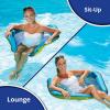 imageAqua Pool Chair Float for Adults  Zero Gravity Pool Floats  Multiple ColorsShapesStyles  for Adults and Kids FloatingHex Pool Chair Blue Fern