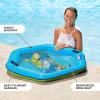 imageAqua Pool Chair Float for Adults  Zero Gravity Pool Floats  Multiple ColorsShapesStyles  for Adults and Kids FloatingHex Pool Chair Blue Fern