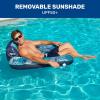 imageAqua Pool Chair Float for Adults  Zero Gravity Pool Floats  Multiple ColorsShapesStyles  for Adults and Kids FloatingZero Gravity Pool Chair w Canopy