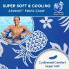 imageAqua Supreme Oversized Inflatable Pool Noodle ChairDeluxe Noodle Chair Blue Hibiscus