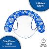 imageAqua Supreme Oversized Inflatable Pool Noodle ChairDeluxe Noodle Chair Blue Hibiscus