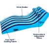 imageAqua UltraComfort Floating Pool Chair ampamp Lake Raft with Pillow  Heavy Duty Pool Float Lake Floating ChairUltimate Comfort Recliner Lounge  One 1person Navy