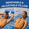imageAqua UltraComfort Floating Pool Chair ampamp Lake Raft with Pillow  Heavy Duty Pool Float Lake Floating ChairUltimate Comfort Recliner Lounge  One 1person  Royal
