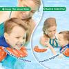 imageSwimSchool Kids Swim Trainer Vests for Toddlers Ages 26  BoysGirls  Multiple ColorsStyles  Learn to Swim FloatiesBLUE Swim Vest wSleeves