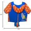 imageSwimSchool Kids Swim Trainer Vests for Toddlers Ages 26  BoysGirls  Multiple ColorsStyles  Learn to Swim FloatiesBLUE Swim Vest wSleeves