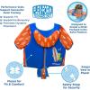 imageSwimSchool Kids Swim Trainer Vests for Toddlers Ages 26  BoysGirls  Multiple ColorsStyles  Learn to Swim FloatiesBLUE Swim Vest wSleeves