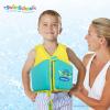 imageSwimSchool Kids Swim Trainer Vests for Toddlers Ages 26  BoysGirls  Multiple ColorsStyles  Learn to Swim FloatiesML FlexForm Vest Seafoam Blue