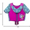 imageSwimSchool Kids Swim Trainer Vests for Toddlers Ages 26  BoysGirls  Multiple ColorsStyles  Learn to Swim FloatiesML PinkAqua Swim Vest w ChinUp Collar