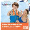 imageSwimSchool Kids Swim Trainer Vests for Toddlers Ages 26  BoysGirls  Multiple ColorsStyles  Learn to Swim FloatiesSM BlueOrange Swim Vest