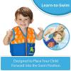 imageSwimSchool Kids Swim Trainer Vests for Toddlers Ages 26  BoysGirls  Multiple ColorsStyles  Learn to Swim FloatiesSM BlueOrange Swim Vest