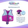 imageSwimSchool Kids Swim Trainer Vests for Toddlers Ages 26  BoysGirls  Multiple ColorsStyles  Learn to Swim FloatiesSM PinkAqua Swim Vest
