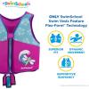 imageSwimSchool Kids Swim Trainer Vests for Toddlers Ages 26  BoysGirls  Multiple ColorsStyles  Learn to Swim FloatiesSM PinkAqua Swim Vest