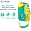 imageSwimSchool Kids Swim Trainer Vests for Toddlers Ages 26  BoysGirls  Multiple ColorsStyles  Learn to Swim FloatiesSM Trainer Vest Seafoam Blue Lemon