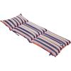 imageAqua 3in1 Fold ampamp Go Tanning Pool Float Mat and Tanning Pool Lounger  Padded Mat for Land or Water with Carry Strap  Multiple ColorsConvertible Dual Lounge BlueOrange
