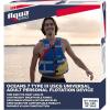 imageUSCG Universal Fit Adult Sized Life Jacket  Type III PFD Fits Chest Size 30  52  FlexibleFit OpenSided Design  BlueRedYellow