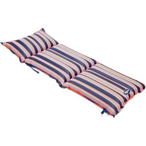 imageAqua 3in1 Fold ampamp Go Tanning Pool Float Mat and Tanning Pool Lounger  Padded Mat for Land or Water with Carry Strap  Multiple ColorsConvertible Dual Lounge BlueOrange