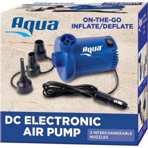 imageAqua Electric HighVolume Air Pump12V DC Electric Air PumpBlack