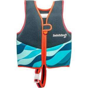imageSwimSchool Kids Swim Trainer Vests for Toddlers Ages 26  BoysGirls  Multiple ColorsStyles  Learn to Swim FloatiesNeoprene Swim Vest MEDLARGE