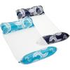 imageWaterlife 4in1 Pool Hammock 2Pack Inflatable Pool Chair Float Water Hammock Saddle Lounge Chair Hammock Drifter Navy ampamp Light Blue