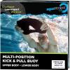 imageAQUA Fitness 3in1 Combo PullKickSwim Kickboard EVA Foam Swim Training Device Adults