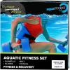 imageNew Aqua 6Piece Water Fitness Set  Exercise Equipment for Water Aerobics and Other Pool Exercise  Includes Aquatic Swim Belt Resistance Gloves and Dumbbells