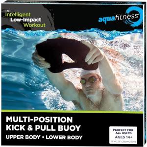 imageAQUA Fitness 3in1 Combo PullKickSwim Kickboard EVA Foam Swim Training Device Adults