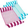 imageAqua Original 4in1 Monterey Hammock Pool Float ampamp Water Hammock  MultiPurpose Inflatable Pool Floats for Adults  Patented Thick NonStick PVC MaterialLight Blue  Burgundy 3 Pack