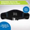 imageAqua Fitness Deluxe Flotation Belt  Adult Water Aerobics Equipment for Pool  Black