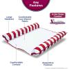 imageAqua 4in1 Monterey Hammock Pool Float ampamp Water Hammocks  234 Multipacks  Multiple ColorsStyles  for Adults and Kids FloatingBurgundy  2 Person