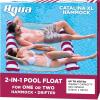 imageAqua 4in1 Monterey Hammock Pool Float ampamp Water Hammocks  234 Multipacks  Multiple ColorsStyles  for Adults and Kids FloatingBurgundy  2 Person