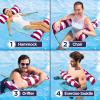 imageAqua 4in1 Monterey Hammock Pool Float ampamp Water Hammocks  234 Multipacks  Multiple ColorsStyles  for Adults and Kids FloatingBurgundy
