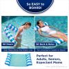 imageAqua 4in1 Monterey Hammock Pool Float ampamp Water Hammocks  234 Multipacks  Multiple ColorsStyles  for Adults and Kids FloatingLight Blue