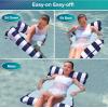 imageAqua 4in1 Monterey Hammock Pool Float ampamp Water Hammocks  234 Multipacks  Multiple ColorsStyles  for Adults and Kids FloatingNavy Blue  Orange