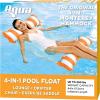 imageAqua 4in1 Monterey Hammock Pool Float ampamp Water Hammocks  234 Multipacks  Multiple ColorsStyles  for Adults and Kids FloatingOrange
