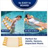 imageAqua 4in1 Monterey Hammock Pool Float ampamp Water Hammocks  234 Multipacks  Multiple ColorsStyles  for Adults and Kids FloatingOrange