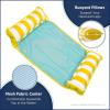 imageAqua 4in1 Monterey Hammock Pool Float ampamp Water Hammocks  234 Multipacks  Multiple ColorsStyles  for Adults and Kids FloatingYellow