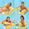 imageAqua 4in1 Monterey Hammock Pool Float ampamp Water Hammocks  234 Multipacks  Multiple ColorsStyles  for Adults and Kids FloatingYellow