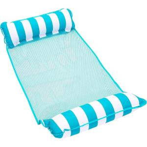 imageAqua 4in1 Monterey Hammock Pool Float ampamp Water Hammocks  234 Multipacks  Multiple ColorsStyles  for Adults and Kids FloatingLight Blue