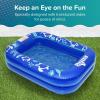 imageAqua Inflatable Tanning Pool Lounger Premium Pool Float with Cupholders and Removeable Pillow for Relaxation and Fun2 Ring Pool