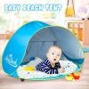 imageMonobeach Baby Beach Tent Pop Up Portable Shade Pool UV Protection Sun Shelter for Infant01 Blue Baby Beach Tent